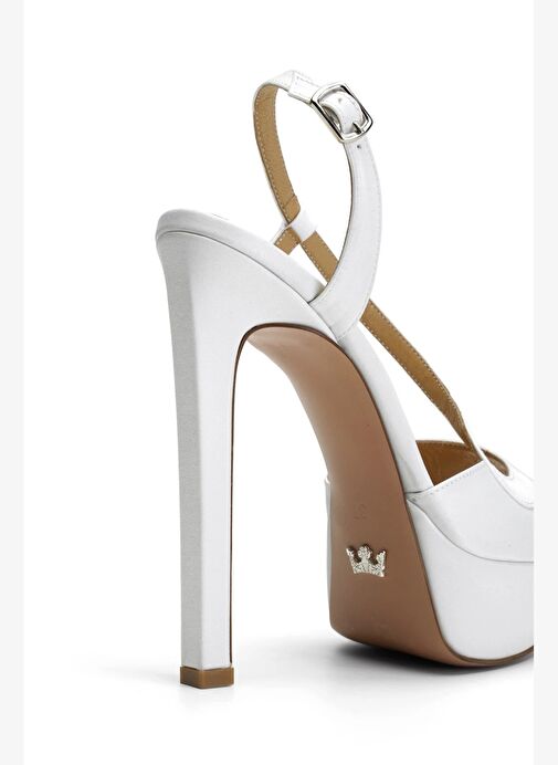Eleanor Saten 14 Cm Platform Topuklu Ayakkabı - Görsel 5