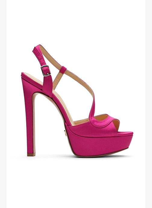 Eleanor Saten 14 Cm Platform Topuklu Ayakkabı - Görsel 2