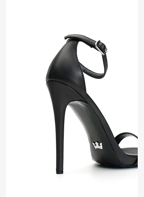 Elegant Deri 12 Cm Topuklu Ayakkabı - Görsel 5