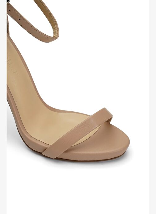 Elegant Deri 12 Cm Topuklu Ayakkabı - Görsel 4