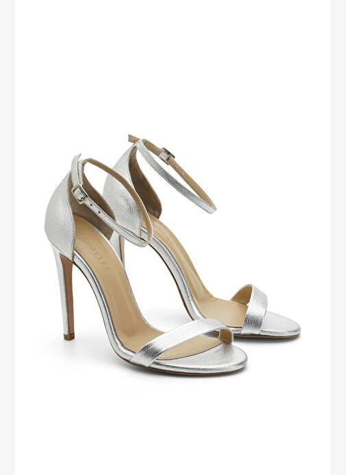 Elegant Mini Deri 10 Cm Topuklu Ayakkabı - Görsel 3