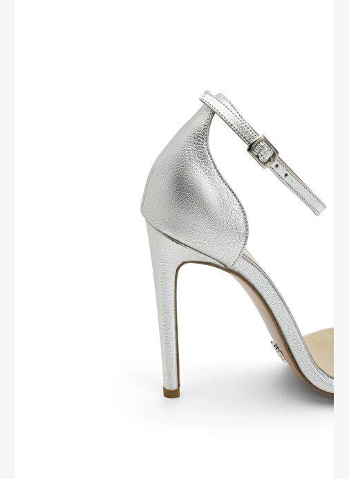 Elegant Mini Deri 10 Cm Topuklu Ayakkabı - Görsel 4