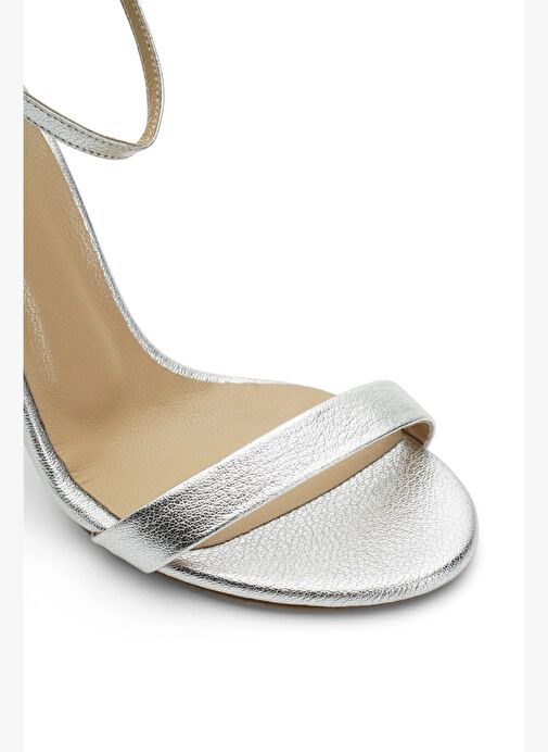 Elegant Mini Deri 10 Cm Topuklu Ayakkabı - Görsel 5