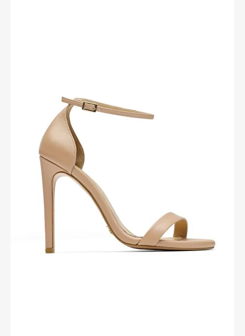 Elegant Mini Deri 10 Cm Topuklu Ayakkabı - Görsel 2