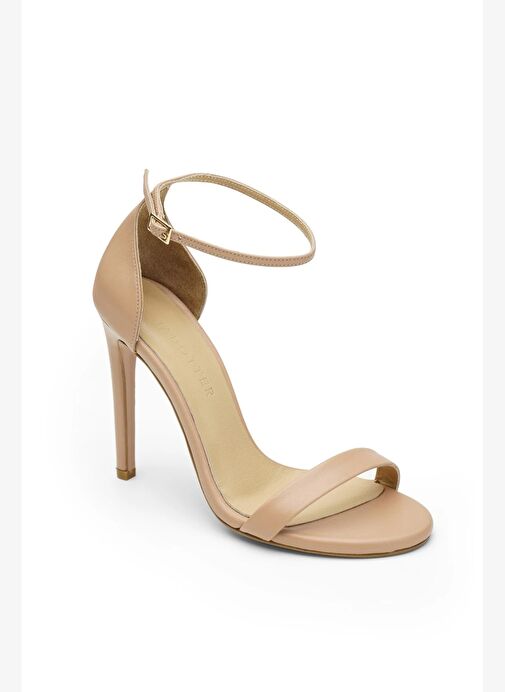 Elegant Mini Deri 10 Cm Topuklu Ayakkabı - Görsel 3