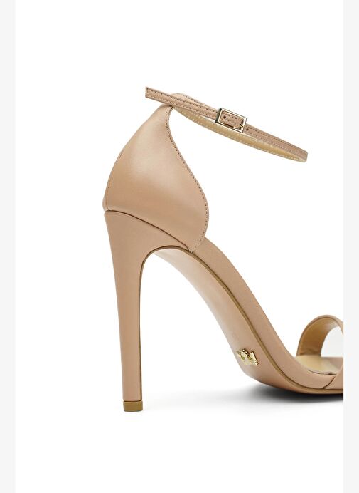 Elegant Mini Deri 10 Cm Topuklu Ayakkabı - Görsel 5