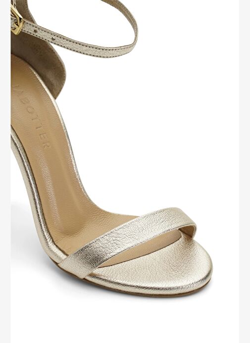 Elegant Mini Deri 10 Cm Topuklu Ayakkabı - Görsel 4