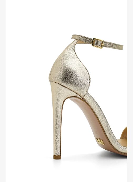 Elegant Mini Deri 10 Cm Topuklu Ayakkabı - Görsel 5