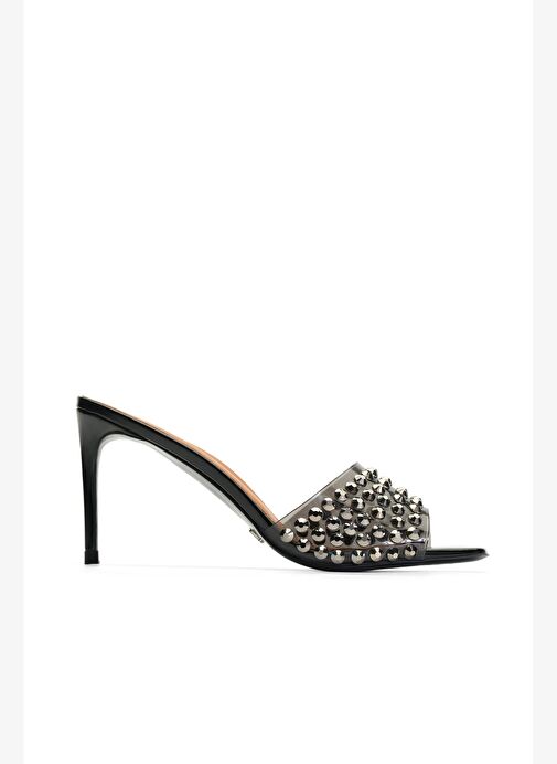 Fıora Rugan 8 Cm Topuklu Terlik - Görsel 2