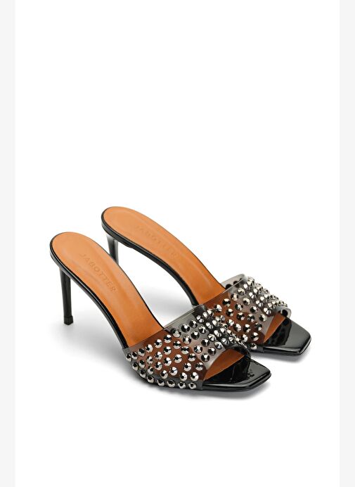 Fıora Rugan 8 Cm Topuklu Terlik - Görsel 3