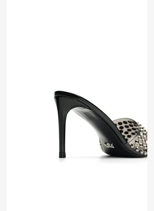 Fıora Rugan 8 Cm Topuklu Terlik - Görsel 5