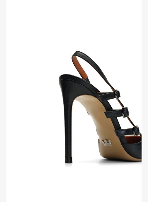 Florence Deri 10 Cm Topuklu Ayakkabı - Görsel 5