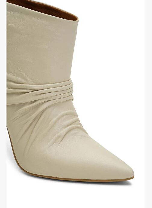 Freya Deri 10 Cm Topuklu Bot - Görsel 5