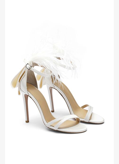 Janina Saten 10 Cm Topuklu Ayakkabı - Görsel 3