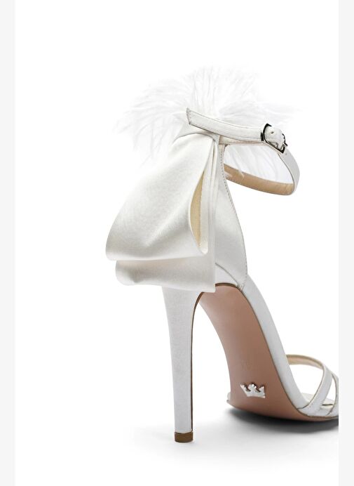 Janina Saten 10 Cm Topuklu Ayakkabı - Görsel 5