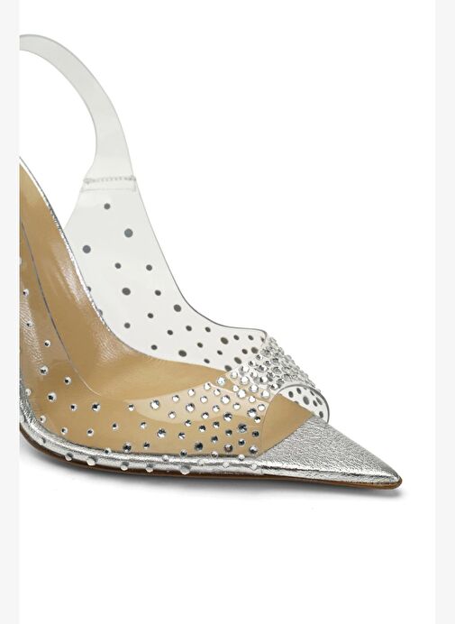 Jayla Deri 10 Cm Topuklu Ayakkabı - Görsel 4