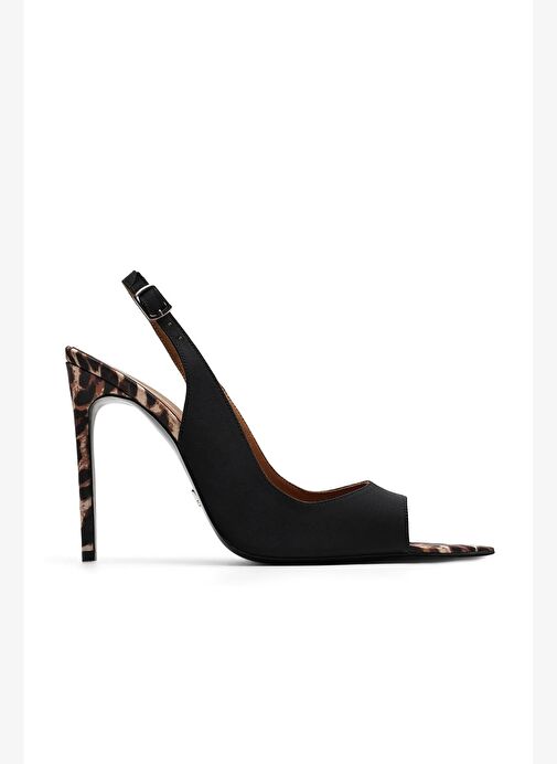 Jayla Saten 10 Cm Topuklu Ayakkabı - Görsel 2