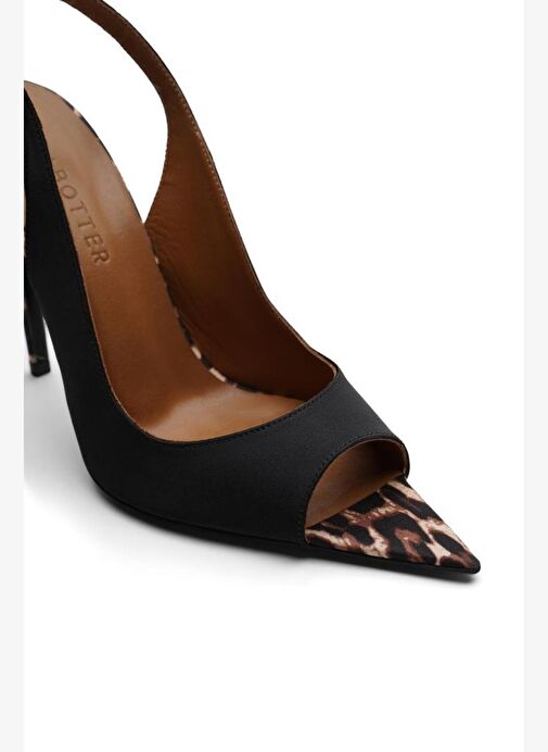 Jayla Saten 10 Cm Topuklu Ayakkabı - Görsel 4