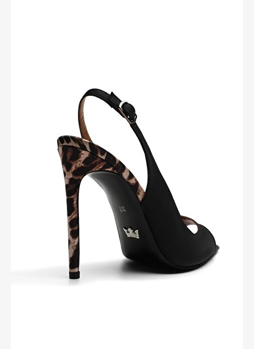 Jayla Saten 10 Cm Topuklu Ayakkabı - Görsel 5