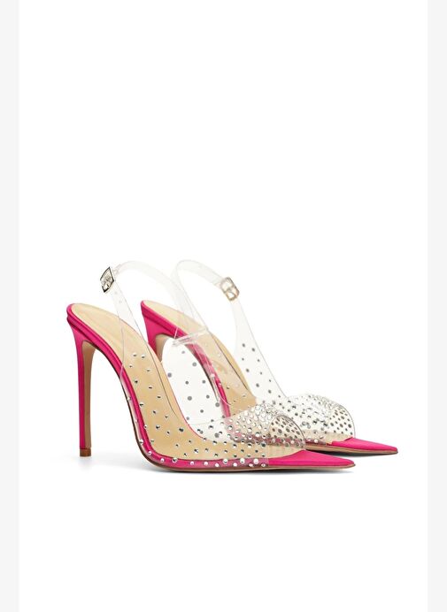 Jayla Saten 10 Cm Topuklu Ayakkabı - Görsel 3