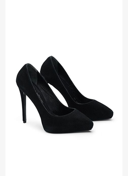 Jenner Süet 12 Cm Stiletto - Görsel 3