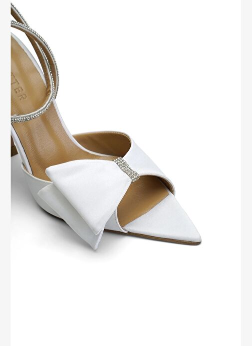 John Saten 10 Cm Topuklu Ayakkabı - Görsel 4