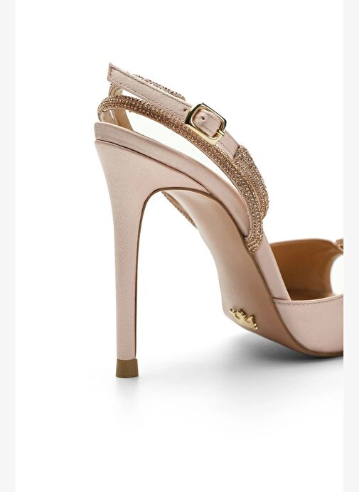 John Saten 10 Cm Topuklu Ayakkabı - Görsel 5