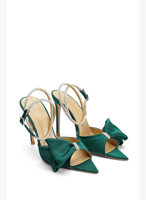 John Saten 10 Cm Topuklu Ayakkabı - Görsel 3