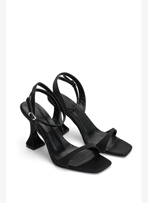 Krısty Saten 8 Cm Topuklu Ayakkabı - Görsel 3