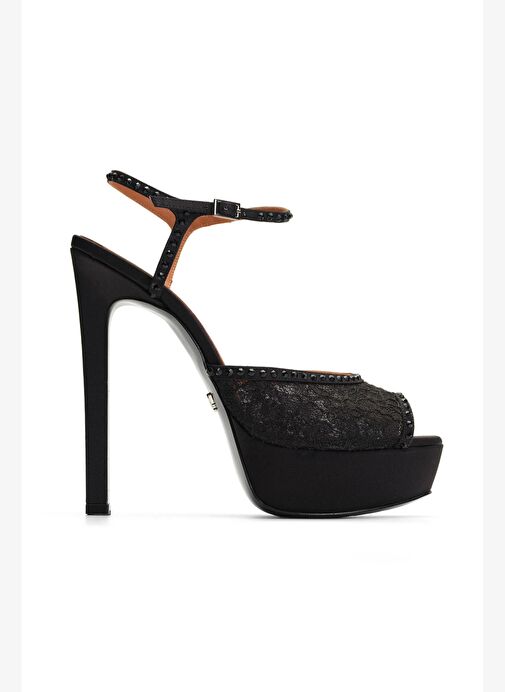 Lavınıa Saten 14 Cm Platform Topuklu Ayakkabı - Görsel 2