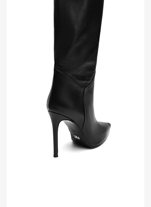Lea Deri 10 Cm Topuklu Çizme - Görsel 4
