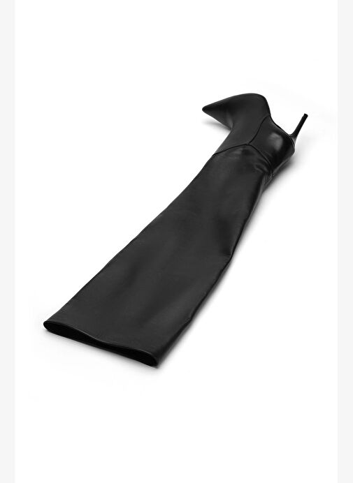 Lea Deri 10 Cm Topuklu Çizme - Görsel 5