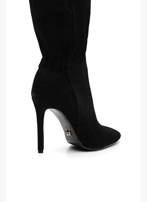 Lena Süet 10 Cm Topuklu Bot - Görsel 5