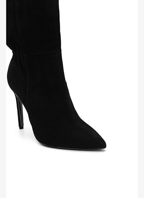 Lena Süet 10 Cm Topuklu Bot - Görsel 6