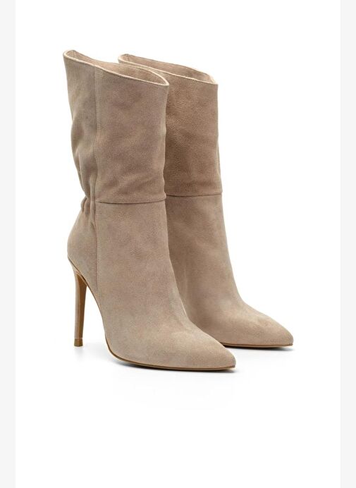 Lena Süet 10 Cm Topuklu Bot - Görsel 3