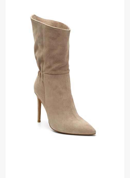 Lena Süet 10 Cm Topuklu Bot - Görsel 4