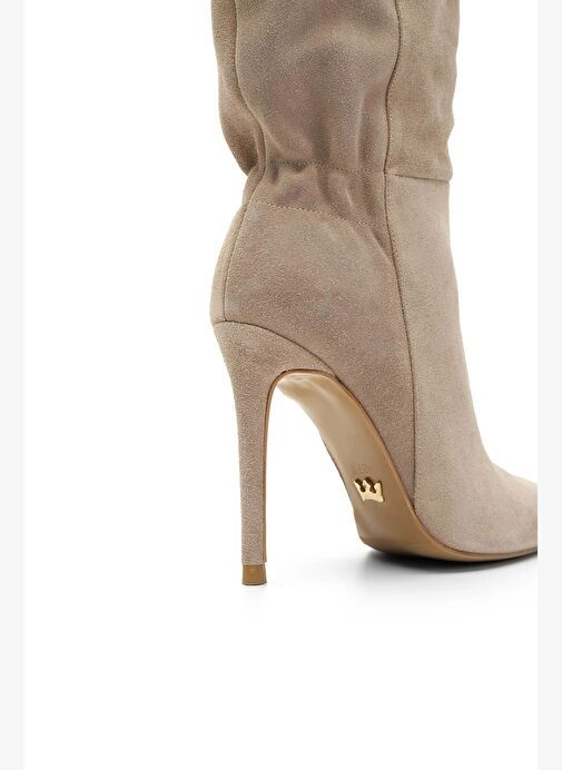 Lena Süet 10 Cm Topuklu Bot - Görsel 5