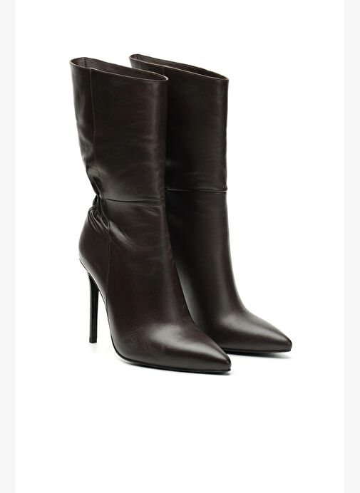 Lena Deri 10 Cm Topuklu Bot - Görsel 3