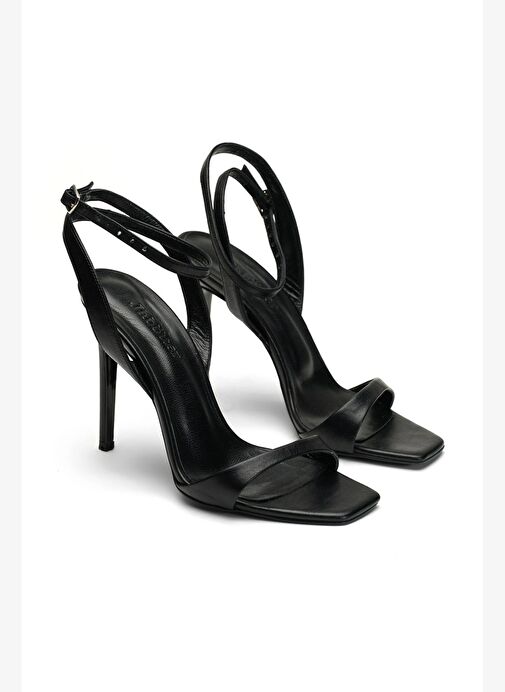 Lesley Deri 10 Cm Topuklu Ayakkabı - Görsel 4