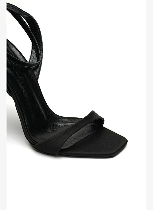 Lesley Saten 10 Cm Topuklu Ayakkabı - Görsel 4