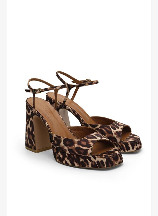 Lısbon Saten 10 Cm Platform Topuklu Ayakkabı - Görsel 3