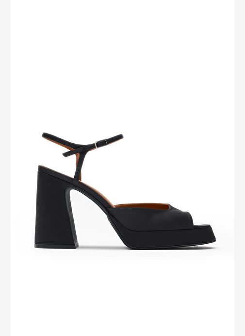 Lısbon Saten 10 Cm Platform Topuklu Ayakkabı - Görsel 2