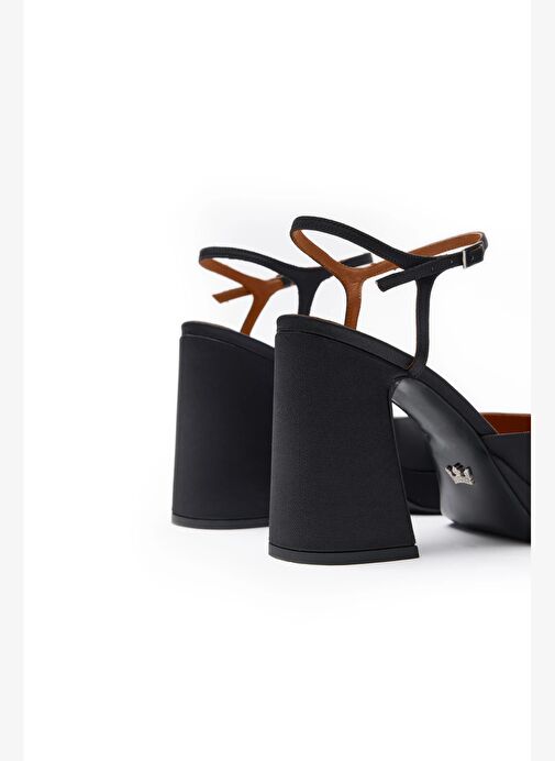 Lısbon Saten 10 Cm Platform Topuklu Ayakkabı - Görsel 5