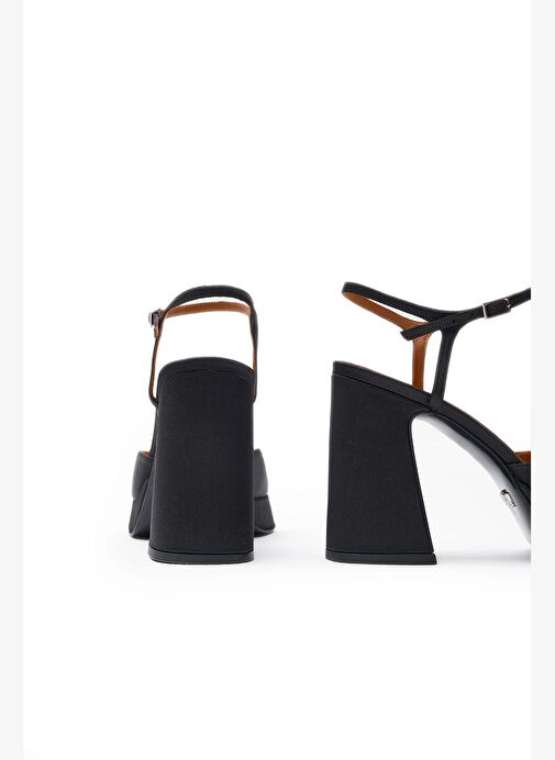 Lısbon Saten 10 Cm Platform Topuklu Ayakkabı - Görsel 7