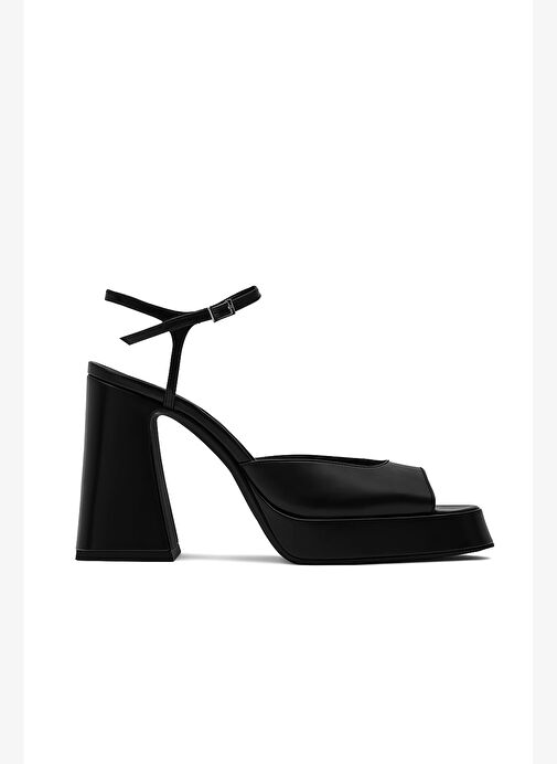 Lısbon Deri 10 Cm Platform Topuklu Ayakkabı - Görsel 2
