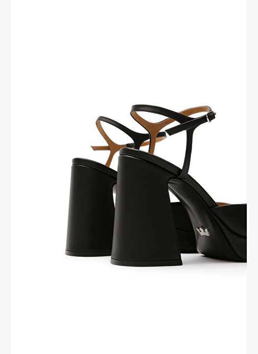 Lısbon Deri 10 Cm Platform Topuklu Ayakkabı - Görsel 3