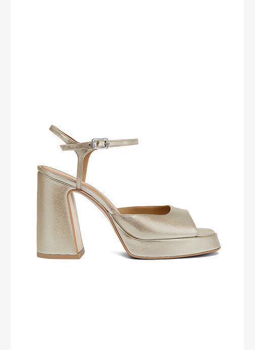 Lısbon Deri 10 Cm Platform Topuklu Ayakkabı - Görsel 2