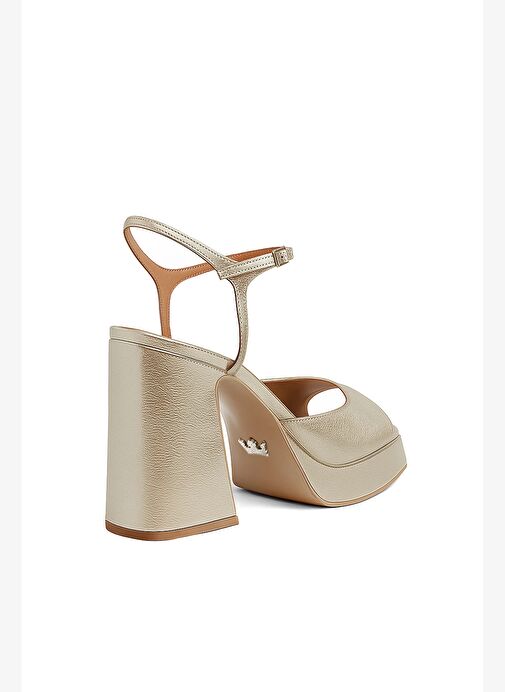 Lısbon Deri 10 Cm Platform Topuklu Ayakkabı - Görsel 4