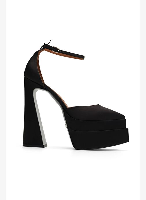 Lızzy Saten 16 Cm Platform Topuklu Ayakkabı - Görsel 2