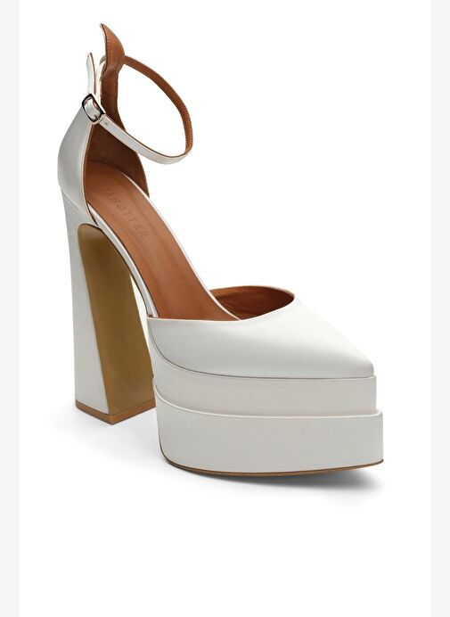 Lızzy Saten 16 Cm Platform Topuklu Ayakkabı - Görsel 4